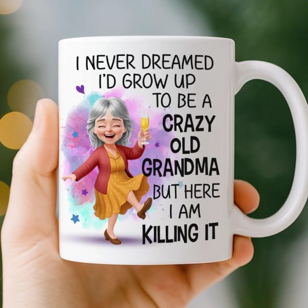 Custom Mug - Personalized Birthday Gifts For Mom, Grandma - Growing Into Someone Truly Amazing