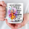 Custom Mug - Personalized Birthday Gifts For Mom, Grandma - Growing Into Someone Truly Amazing
