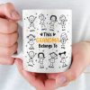 Custom Mug - Personalized Birthday Gifts For Mom, Grandma - Growing Love In Our Little World