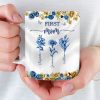 Custom Mug - Personalized Birthday Gifts For Mom, Grandma - Heart Full Of Love