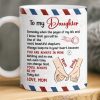 Custom Mug - Personalized Birthday Gifts For Mom, Grandma, Daughter, Granddaughter - Born To Be Loved