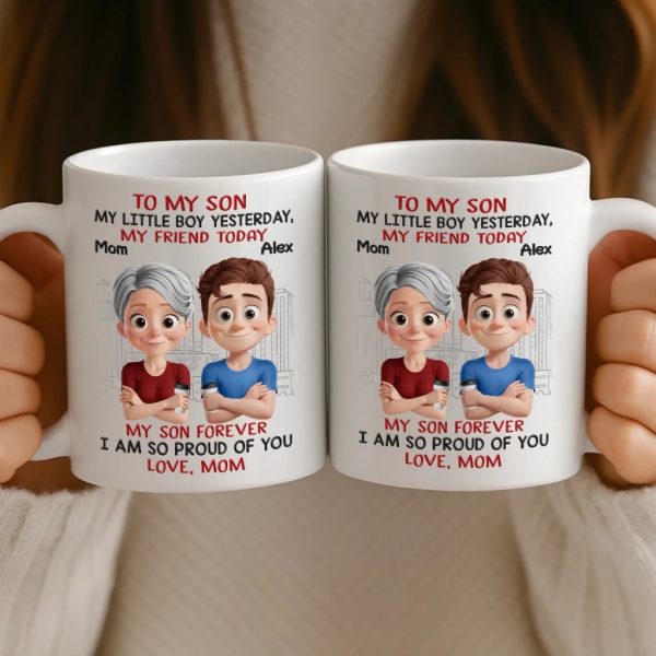 Custom Mug - Personalized Birthday Gifts For Mom, Son - My Choice, My Child, My Love