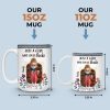Custom Mug - Personalized Bookish Gifts For Book Lovers, Bookworms, Readers - Readers Never Feel Alone
