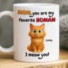 Custom Mug - Personalized Christmas Birthday Gifts For Cat Lovers, Cat Mom And Dad - Meow Mode On