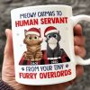 Custom Mug - Personalized Christmas Birthday Gifts For Cat Lovers, Cat Mom And Dad - Merry Catmas From Your Furry Boss