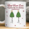 Custom Mug - Personalized Christmas Birthday Gifts For Coworker, Work Bestie - Better Together At Work