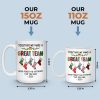 Custom Mug - Personalized Christmas Birthday Gifts For Coworker, Work Bestie - Stay Positive To Work Hard
