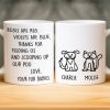 Custom Mug - Personalized Christmas Birthday Gifts For Dog Cat Lovers, Dog Dad And Mom, Cat Owners - Fur Babies, Full Drama