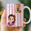 Custom Mug - Personalized Christmas Birthday Gifts For Dog Cat Lovers, Dog Dad And Mom, Cat Owners - Love And Fur Everywhere