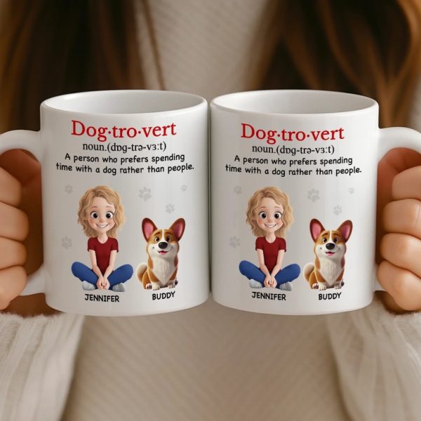 Custom Mug - Personalized Christmas Birthday Gifts For Dog Cat Lovers, Dog Dad And Mom, Cat Owners - You Make My Days Softer
