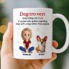 Custom Mug - Personalized Christmas Birthday Gifts For Dog Cat Lovers, Dog Dad And Mom, Cat Owners - You Make My Days Softer