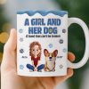 Custom Mug - Personalized Christmas Birthday Gifts For Dog Lovers, Dog Dad And Mom - Besties With Fur