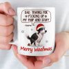 Custom Mug - Personalized Christmas Birthday Gifts For Dog Lovers, Dog Dad And Mom - Just Doing My Doodie