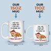 Custom Mug - Personalized Christmas Birthday Gifts For Dog Lovers, Dog Dad And Mom - Love At First Lick