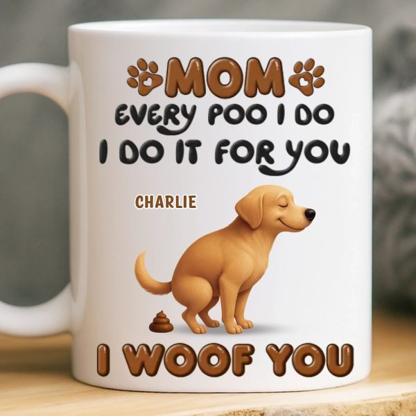 Custom Mug - Personalized Christmas Birthday Gifts For Dog Lovers, Dog Dad And Mom - Queen Of Snacks, Cleaner Of Accidents