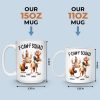 Custom Mug - Personalized Funny Gifts For Best Friends, Coworker, Work Bestie - Feather Gang In Action