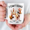 Custom Mug - Personalized Funny Gifts For Best Friends, Coworker, Work Bestie - Feather Gang In Action