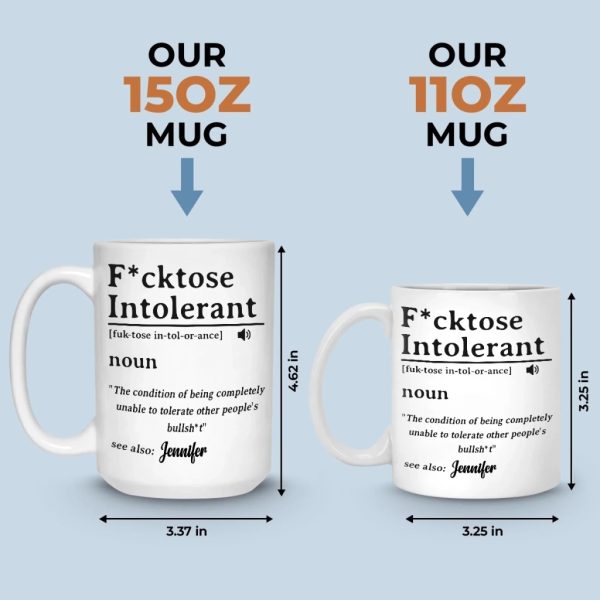 Custom Mug - Personalized Funny Gifts For Best Friends, Family, Coworker, Work Bestie - Real Vibes Only