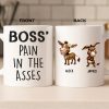 Custom Mug - Personalized Funny Gifts For Coworker, Work Bestie - Low Battery Human