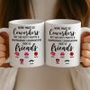 Custom Mug - Personalized Funny Gifts For Coworker, Work Bestie - Teamwork Makes Days Better