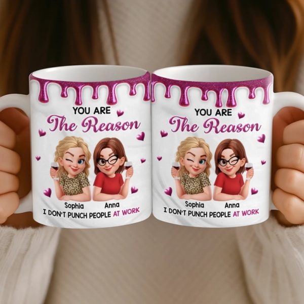 Custom Mug - Personalized Funny Gifts For Coworker, Work Bestie - Work Now Cry Later