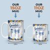 Custom Mug - Personalized Mother's Day Gifts For Mom, Grandma - A Lifetime Of Blooming Love