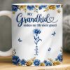 Custom Mug - Personalized Mother's Day Gifts For Mom, Grandma - A Lifetime Of Blooming Love