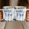 Custom Mug - Personalized Mother's Day Gifts For Mom, Grandma - A Lifetime Of Blooming Love