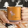 Custom Name With Floral Pottery Mug TH10 892081