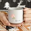 Custom Name With Floral Pottery Mug TH10 892081