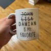 Custom Name You Are My Favorite Mug Personalized Gift K228 890593