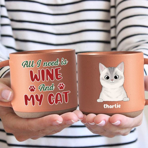 Custom Photo All I Need Is My Cat Pottery Mug TH10 891871