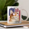 Custom Photo America Flag Pet Mug TA29 890783