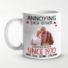 Custom Photo Another Year As My Boyfriend - Couple Personalized Custom Mug - Gift For Husband Wife, Anniversary