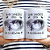 Custom Photo Baby Brewing Expecting Mom Parents - Personalized White Edge-to-Edge Mug
