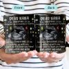 Custom Photo Baby Bump To Daddy, Mommy - Gift For Mom, Dad, Parents-to-be - Personalized Black Mug