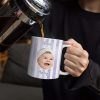Custom Photo Baby Face This Mom Grandma Belongs To - Personalized White Edge-to-Edge Mug