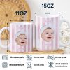 Custom Photo Baby Face This Mom Grandma Belongs To - Personalized White Edge-to-Edge Mug