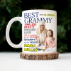 Custom Photo Best Grandma Mommy Magazine - Personalized Mug