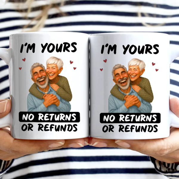Custom Photo Caricature Funny Couple You Are The Best Thing - Personalized Mug