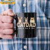 Custom Photo Cat Dad Vinatge Map Mug N304 889397