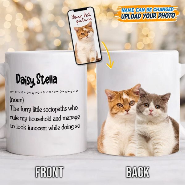 Custom Photo Cat Definition Coffee Mug N304 889142