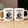 Custom Photo Congrats On Being My Husband You Lucky Bastard Couple Mug N304 889962