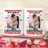 Custom Photo Congratulations On 10 Years Of Wedded Bliss - Personalized Ceramic Mug - Gift For Couple, Husband Wife, Anniversary Gift NA94
