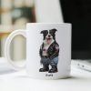 Custom Photo Cool Dog Cat Career Uniforms White Mug For Pet Lovers HA75 891952