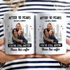 Custom Photo Couple After Years Hotter Than This Coffee - Gift For Couples - Personalized Mug