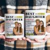 Custom Photo Daughter Of The Year Magazine - Personalized Photo Mug