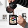 Custom Photo Dog Cat Dad Mom - Personalized Black Mug