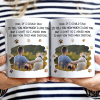 Custom Photo Dog Dad If I Could Talk - Personalized Mug
