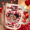 Custom Photo F()ck Valentine's Day I Love You Every Day - Personalized Ceramic Mug - Gift For Couple HN02